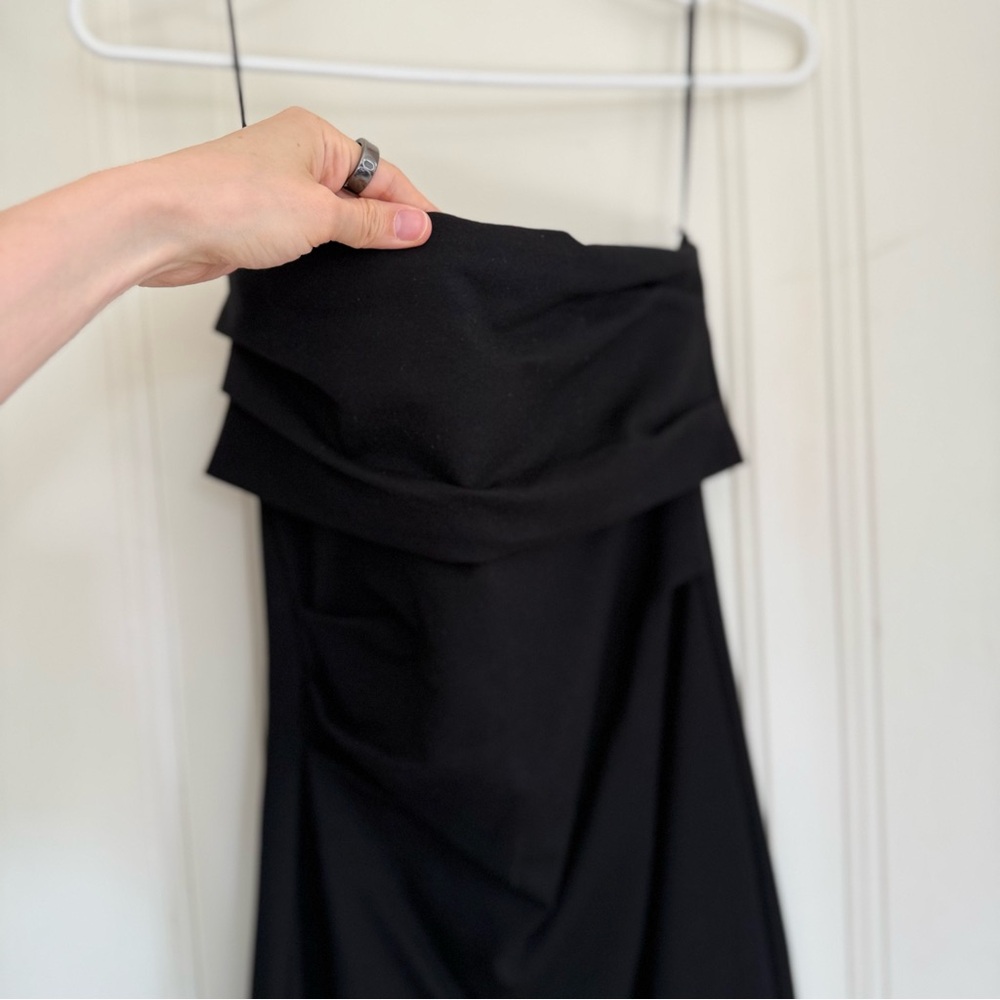 Zara Black Strapless Dress